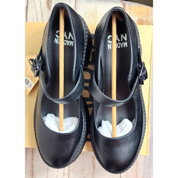 Madden NYC Mary Jane Lug Black Size 7.5 Shoes – Stylish, Breathable & Eco-Friend - Picture 7 of 16